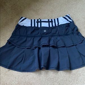 Lululemon Navy Tennis Skirt